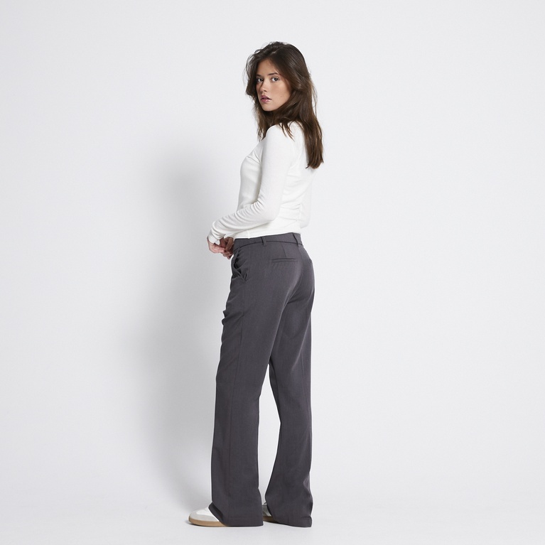 Dress pants "Addie Flare Pants" Grey Melange